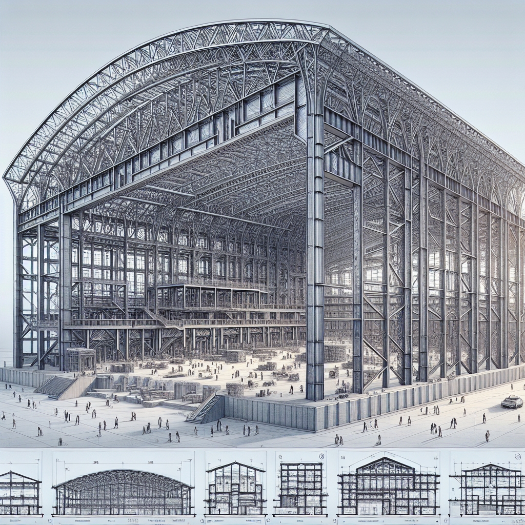 Jakie są podstawowe elementy konstrukcji hali stalowej?