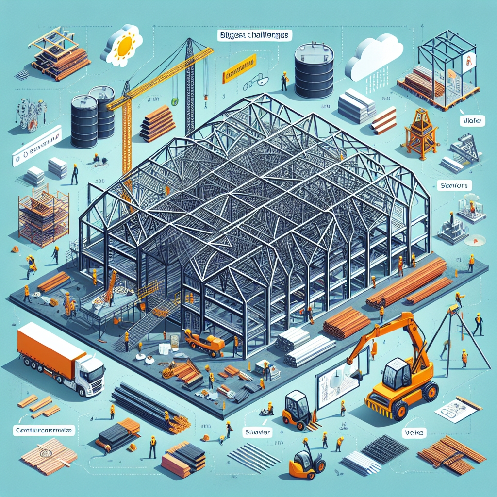 Jakie są największe wyzwania w budowie hal stalowych?